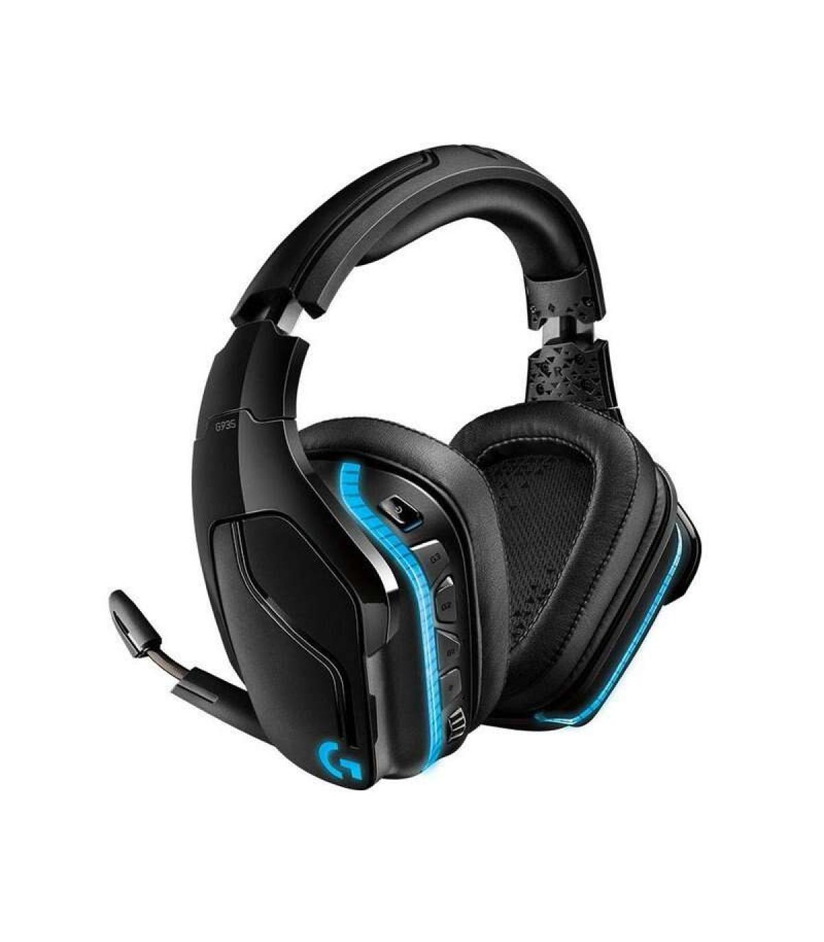 Logitech G935 Auriculares Gaming Inalambricos DTS 7.1 LightSync con Microfono - Iluminacion RGB - Autonomia hasta 12h - Microfon