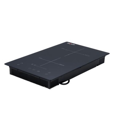 Muvip Cocina de Induccion Doble 2000W - 10 Niveles de Potencia - Apta para Encastrar o Sobremesa - Temporizador - Control contra