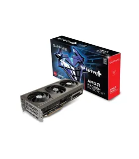 VGA SAPPHIRE NITRO+ RADEON RX 9070 XT GAMING OC,AMD,RX9070XT,16GB,GDDR6,256BIT,2HDMI+2DP (3 VENTILADORES