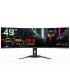 GIGABYTE Monitor de juegos curvo CO49DQ OLED - 5120x1440 (DQHD), 1800R, 144Hz, 0.03ms, KVM, FreeSync Premium Pro, HDMI 2.1
