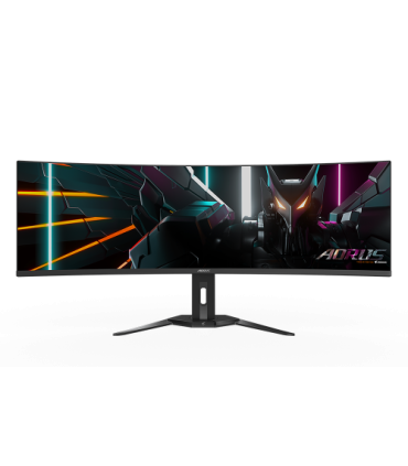 GIGABYTE Monitor de juegos curvo CO49DQ OLED - 5120x1440 (DQHD), 1800R, 144Hz, 0.03ms, KVM, FreeSync Premium Pro, HDMI 2.1
