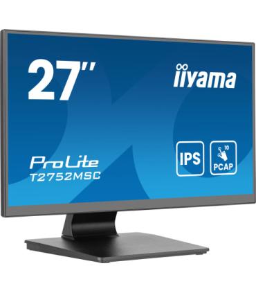 iiyama ProLite T2752MSC-B1AG pantalla para PC 68,6 cm (27") 1920 x 1080 Pixeles Full HD LED Pantalla táctil Negro