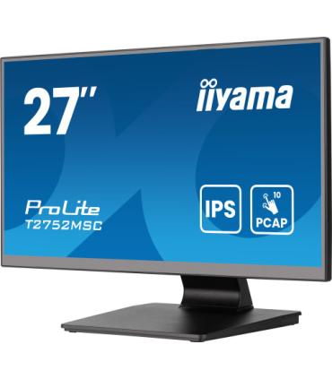 iiyama ProLite T2752MSC-B1AG pantalla para PC 68,6 cm (27") 1920 x 1080 Pixeles Full HD LED Pantalla táctil Negro