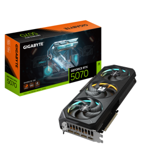 GIGABYTE GeForce RTX 5070 GAMING OC 12G Tarjeta Gráfica - 12GB GDDR7, 192 bits, PCI-E 5.0, XXXX MHz Core Clock, 3 x DP 2.1a, 1..