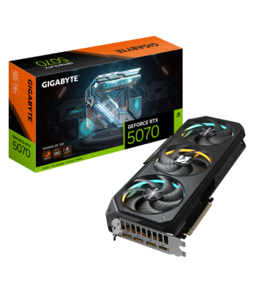 GIGABYTE GeForce RTX 5070 GAMING OC 12G Tarjeta Gráfica - 12GB GDDR7, 192 bits, PCI-E 5.0, XXXX MHz Core Clock, 3 x DP 2.1a, 1..