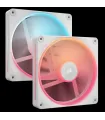 Corsair iCUE LINK LX140-R RGB Carcasa del ordenador Ventilador 14 cm Blanco 2 pieza(s)