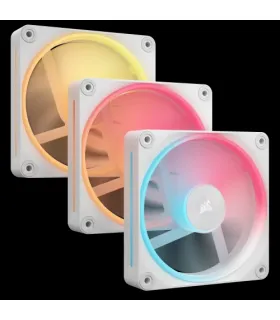 Corsair iCUE LINK LX120-R RGB Carcasa del ordenador Ventilador 12 cm Blanco 3 pieza(s