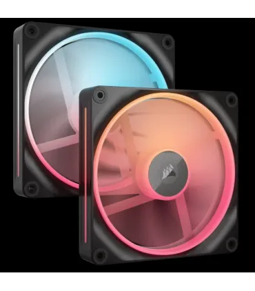 Corsair iCUE LINK LX140-R RGB Carcasa del ordenador Ventilador 14 cm Negro 2 pieza(s