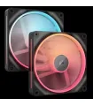 Corsair iCUE LINK LX140-R RGB Carcasa del ordenador Ventilador 14 cm Negro 2 pieza(s)