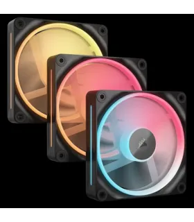 Corsair iCUE LINK LX120-R RGB Carcasa del ordenador Ventilador 12 cm Negro 3 pieza(s