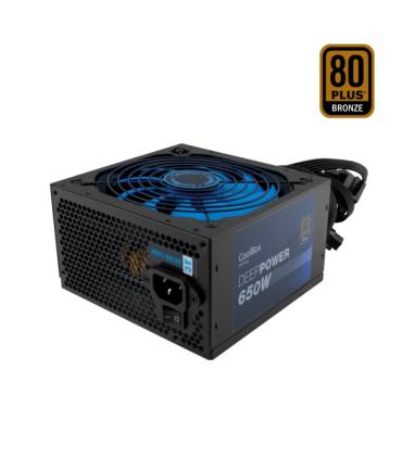 Coolbox DeepPower Fuente de Alimentacion 80 Plus Bronze 650W ATX - PFC Activo - Modo Silencioso - Ventilador 140mm