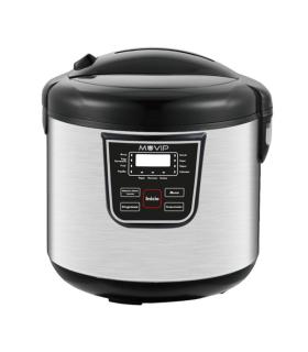 Muvip Olla a Presion Electrica - 5 Litros - 11 Programas Disponibles - 900W - Display LED - Acero Inoxidable - Totalmente Desmon