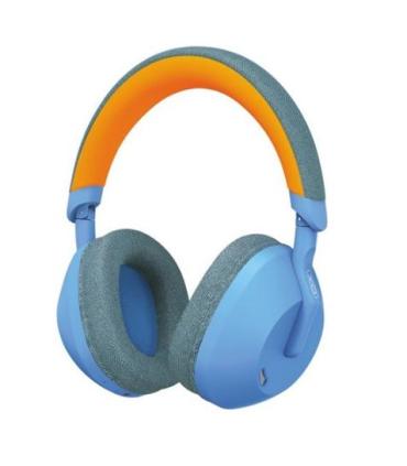 XO BE49 Auriculares Bluetooth 5.3 - Diadema y Almohadillas Confort en Tela - Microfono Integrado - Color Azul