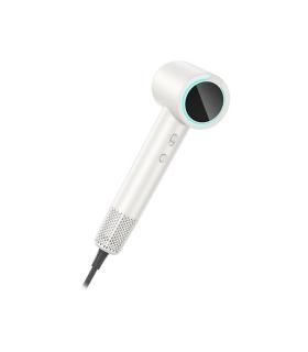 XO CF29 Secador Ionico - Potencia 1450W - 4 Niveles de Temperatura - Display Digital - Color Blanco