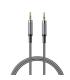 XO NBR279C Cable Audio Jack 3.5mm Macho a Jack 3.5mm Macho - 1m - Trenzado - Color Negro