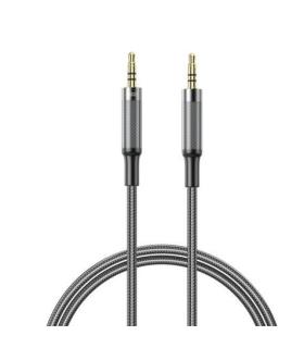 XO NBR279C Cable Audio Jack 3.5mm Macho a Jack 3.5mm Macho - 1m - Trenzado - Color Negro