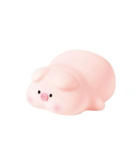 XO OZ09 Lampara de Noche Soft Pig - Tacto Suave - 2 Intensidades de Luz