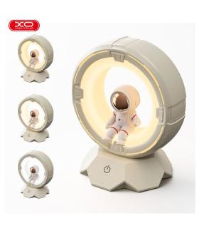 XO OZ12 Lampara de Noche Astronauta - 3 Temperaturas de Color - Sensor Tactil