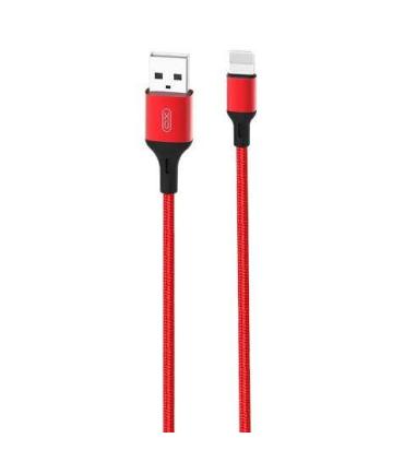 XO Cable NB143 Cordon USB - Lightning - 2.4A - 2m - Color Rojo