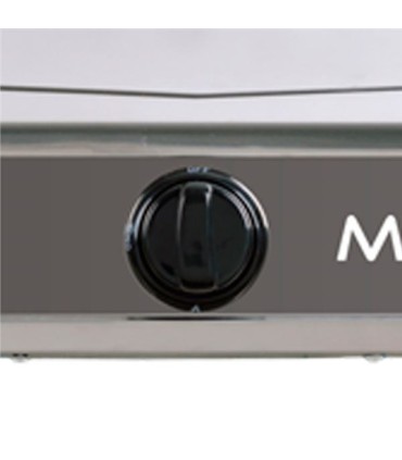 Muvip Serie Strong Cocina de Gas Inox 3 Fuegos - Encendido Piezoelectrico - Quemador de Hierro Fundido Desmontable