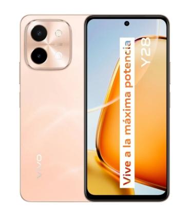 Vivo Y28 Smartphone Pantalla 6.68" - 4GB - 128GB - Camara 50Mp - Bateria 6000mAh - Admite Carga de 44W - Color Naranja