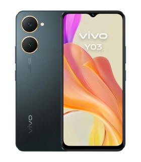 Vivo Y03 Smartphone Pantalla 6.56" - 4GB - 128GB - Camara 13Mp - Bateria 5000mAh - Admite Carga de 15W - Color Negro