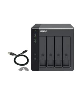 QNAP TR-004 Caja de Expansion RAID USB 3.0 - 4 Bahias 2.5", 3.5" - Ventilador 120mm