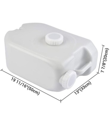 Muvip Baño Portatil - Capacidad 24 Litros - Material de Polietileno de Alta Calidad - Compatible con Inodoros y Lavabos Muvip ..