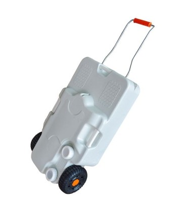 Muvip Carro Portatil para Acampadas - Material de Polietileno de Alta Calidad - Capacidad de 30 Litros - Compatible con Inodoros