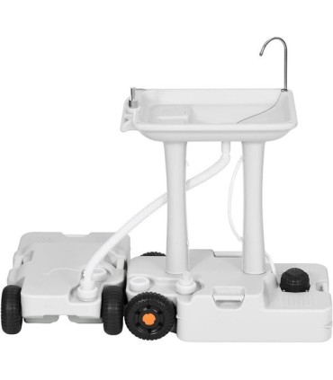 Muvip Carro Portatil para Acampadas - Material de Polietileno de Alta Calidad - Capacidad de 30 Litros - Compatible con Inodoros