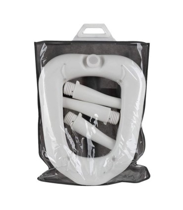 Muvip Inodoro Seco Portatil 4 Litros + Pulverizador - Color Blanco