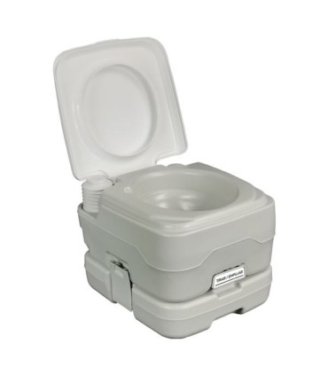 Muvip Inodoro Quimico Portatil - Deposito 10L - Tanque de Agua 12L - Bomba Manual de Fuelle