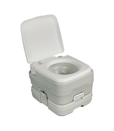 Muvip Inodoro Quimico Portatil - Deposito 10L - Tanque de Agua 12L - Bomba Manual de Fuelle