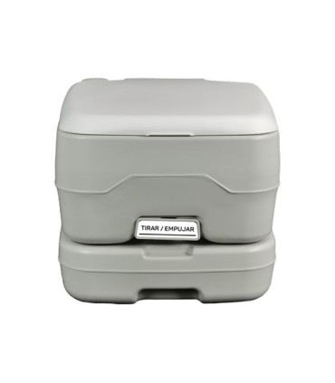 Muvip Inodoro Quimico Portatil - Deposito 10L - Tanque de Agua 12L - Bomba Manual de Fuelle