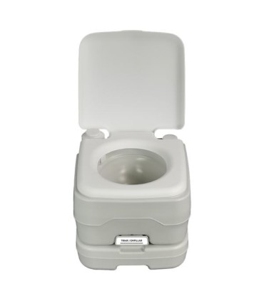 Muvip Inodoro Quimico Portatil - Deposito 10L - Tanque de Agua 12L - Bomba Manual de Fuelle