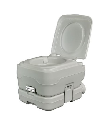 Muvip Inodoro Quimico Portatil - Deposito 10L - Tanque de Agua 12L - Bomba Manual de Fuelle