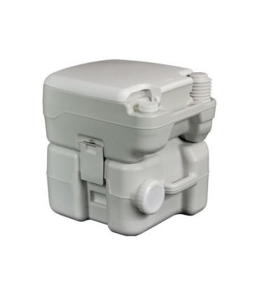 Muvip Inodoro Quimico Portatil - Deposito 20L - Tanque de Agua 12L - Bomba Manual de Fuelle