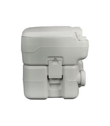 Muvip Inodoro Quimico Portatil - Deposito 20L - Tanque de Agua 12L - Bomba Manual de Fuelle