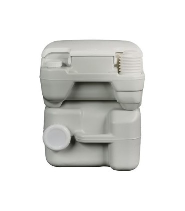 Muvip Inodoro Quimico Portatil - Deposito 20L - Tanque de Agua 12L - Bomba Manual de Fuelle