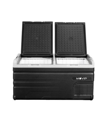 Nevera Portátil Muvip 107L Doble Zona/Puerta LG - Silenciosa - Negro