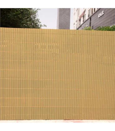 SunGarden Cañizo Plastico Doble Cara 1x3m - Color Marron Claro