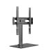 Unykach Soporte de Mesa para TV de 23"-60" - Base de Vidrio Templado - Peso Max 40Kg - VESA 400x400mm - Color Negro