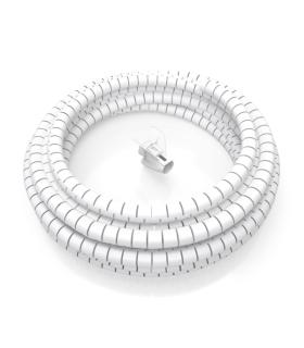 Aisens Organizador de Cable en Espiral 25mm - 2.0m - Color Blanco