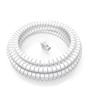Aisens Organizador de Cable en Espiral 25mm - 2.0m - Color Blanco