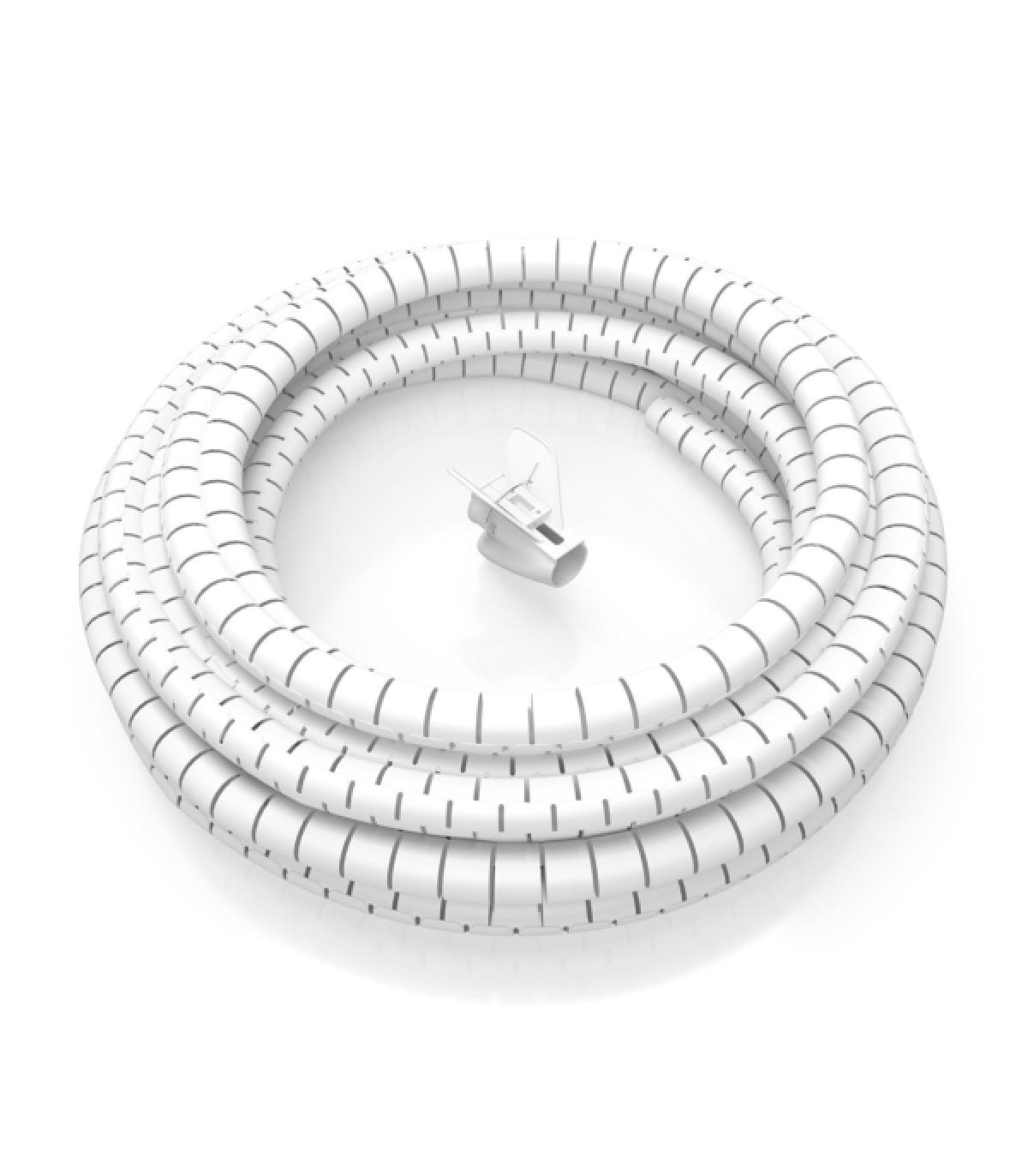 Aisens Organizador de Cable en Espiral 25mm - 3.0m - Color Blanco