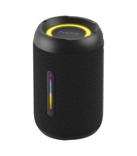 NGS Roller Furia 2 Tiny Altavoz Bluetooth 20W TWS - Iluminacion LED - Autonomia hasta 7h - Resistencia al Agua IPX7 - Color Negr