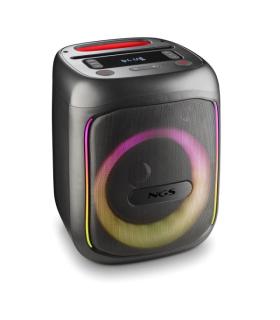 NGS Wild Swag Go Altavoz Portatil 80W TWS Bluetooth 5.0 - Autonomia hasta 10h - USB y Aux In - Iluminacion LED - Color Negro