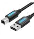 Vention Cable Impresora USB 2.0 Macho a USB-B Macho - 2m - Color Negro