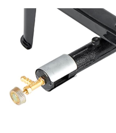 Muvip Cocina de Gas 1 Fuego - Quemador de Hierro Fundido - 7kw de Potencia - Llave de Regulacion de Gas