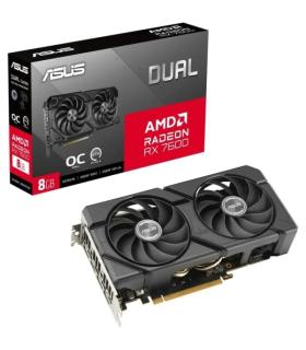 Asus Dual Radeon RX 7600 EVO OC Edition Tarjeta Grafica 8GB GDDR6